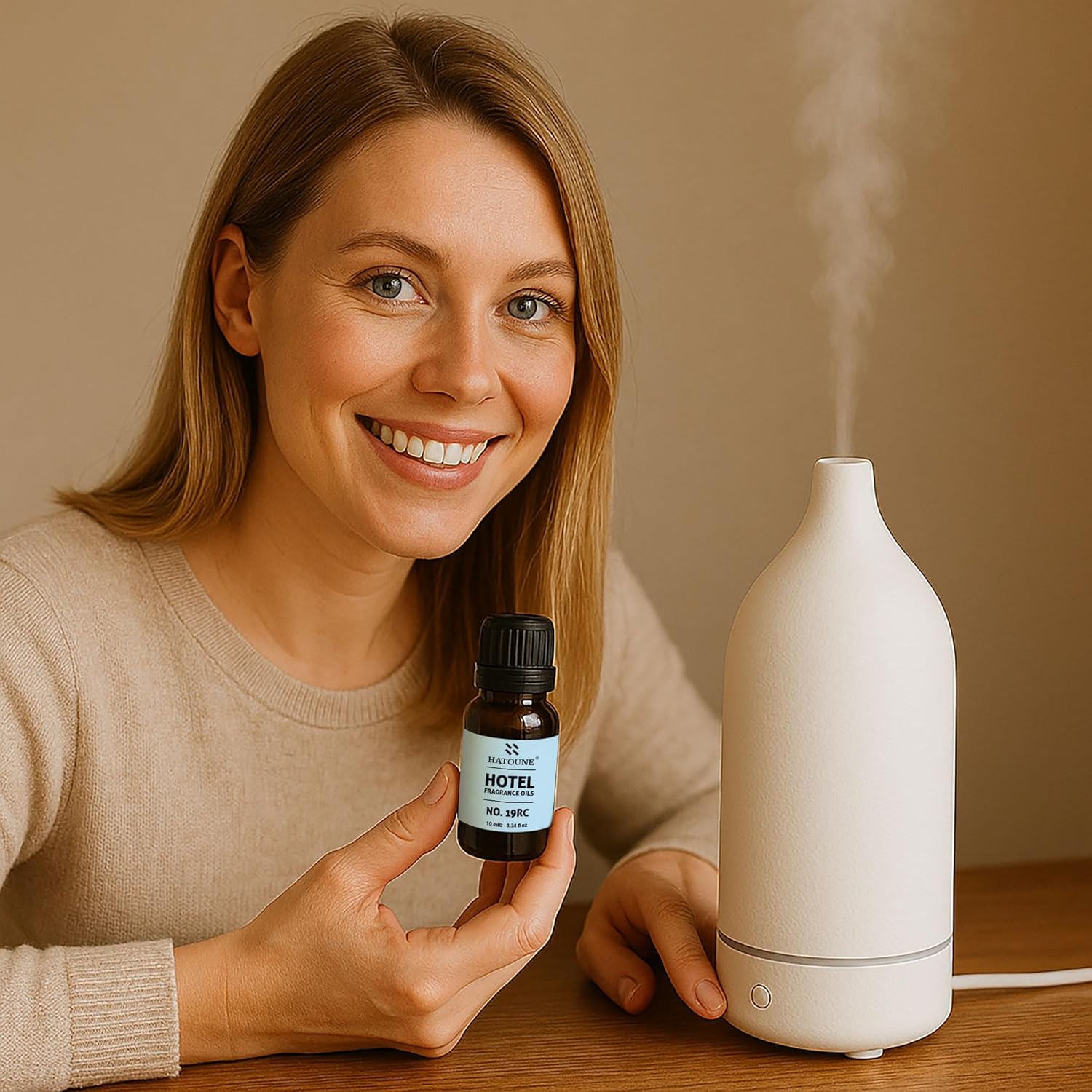 Ridz Hotel Series Premium Diffuser Oil - Luxury Carleton Scent for Ultrasonic Diffusers - 0.34 fl oz
