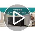 SONGMICS 5-Drawer Dresser Chest with Steel Frame for Bedroom & Entryway