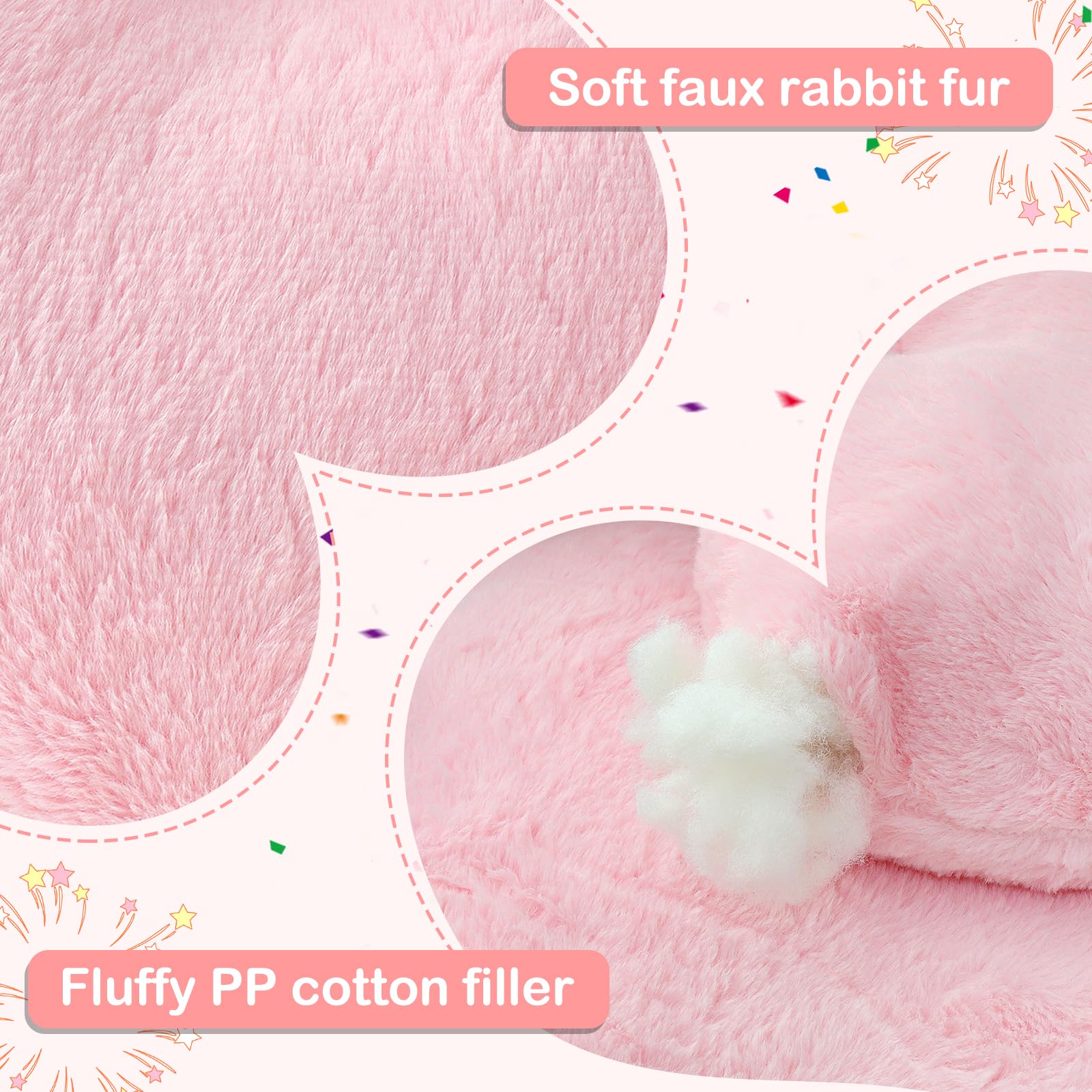 Mepherl Red Heart Pillow,Soft Heart Shaped Pillow with Faux Rabbit Fur for Bed Sofa Couch Home Decor,Cute Heart Shaped Throw Pillows for Girls Women Valentine (mini - 12.9" x 9.8")