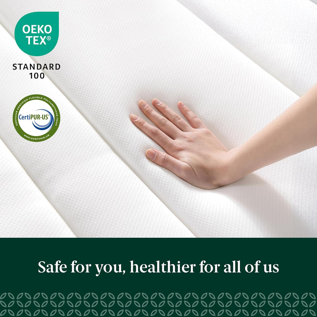 ZINUS 10 Inch True Support Hybrid Mattress - Queen Size | Fiberglass Free, Medium Feel, Motion Isolation