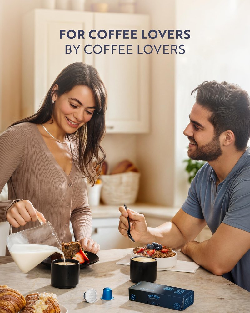 ROSSO CAFFÈ Espresso Coffee Pods for Nespresso Original Machines - 80 Capsules Variety Pack, 8 Signature Flavors, Medium to Dark Roast