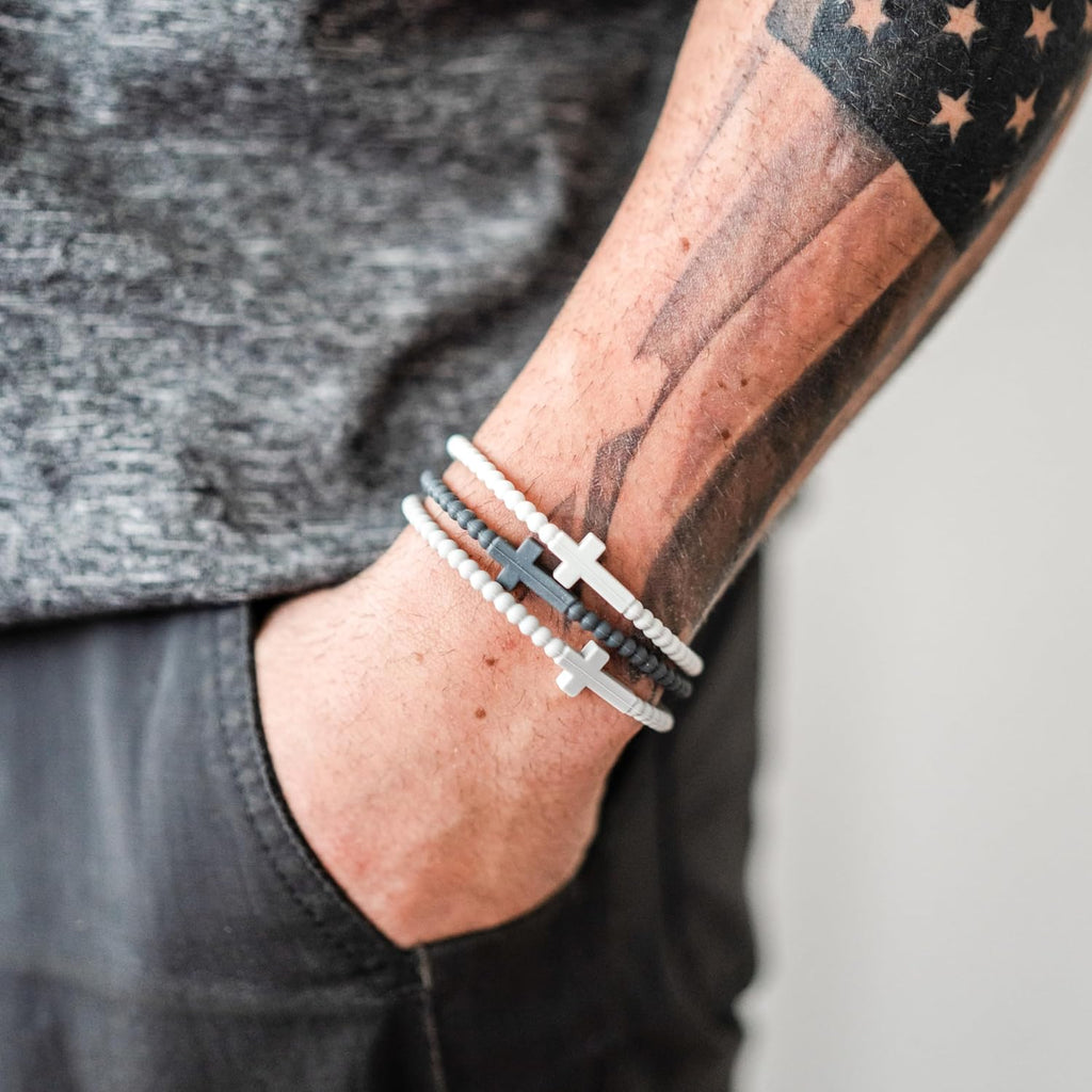 Ryan & Rose Jesus Bracelet - Stylish Cross Silicone Design for Comfort and Faith