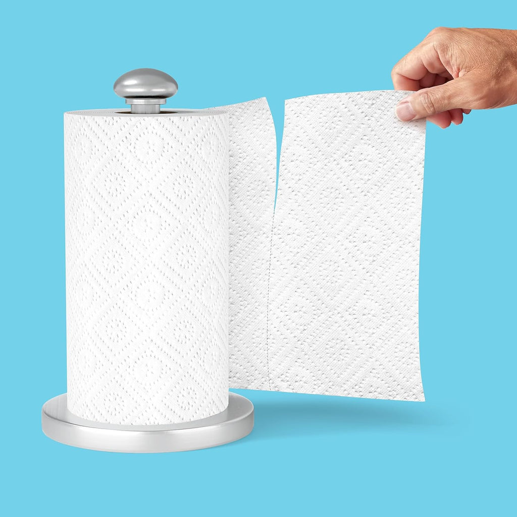 Perk Choose-A-Size Paper Towels - 2-Ply, 116 Sheets/Roll, 8 Rolls | Highly Absorbent Kitchen Towels, White