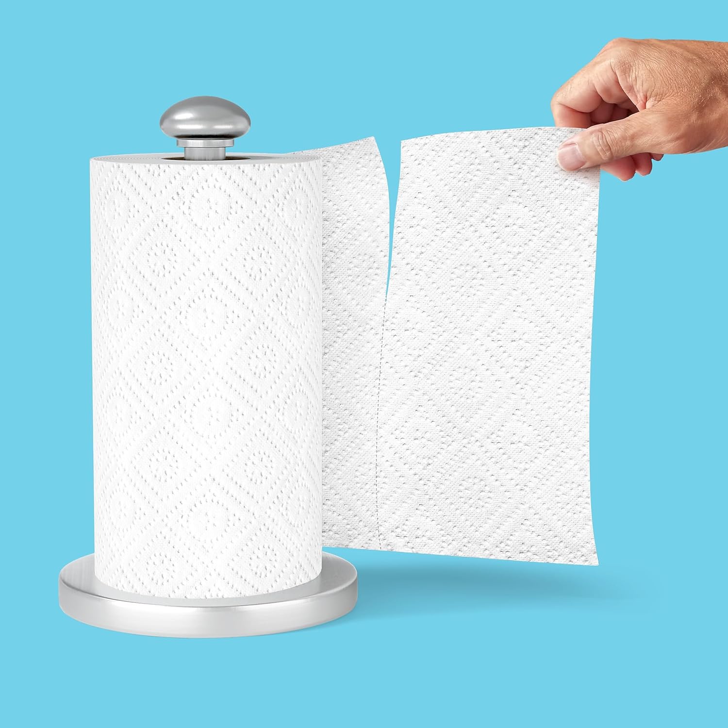 Perk Choose-A-Size Paper Towels - 2-Ply, 116 Sheets/Roll, 8 Rolls | Highly Absorbent Kitchen Towels, White