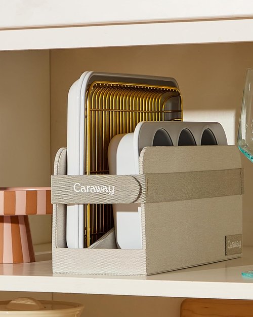 Caraway Mini Bakeware Set - Non-Stick Ceramic Coating for Easy Baking - Compact Pans for Small Kitchens - Sage