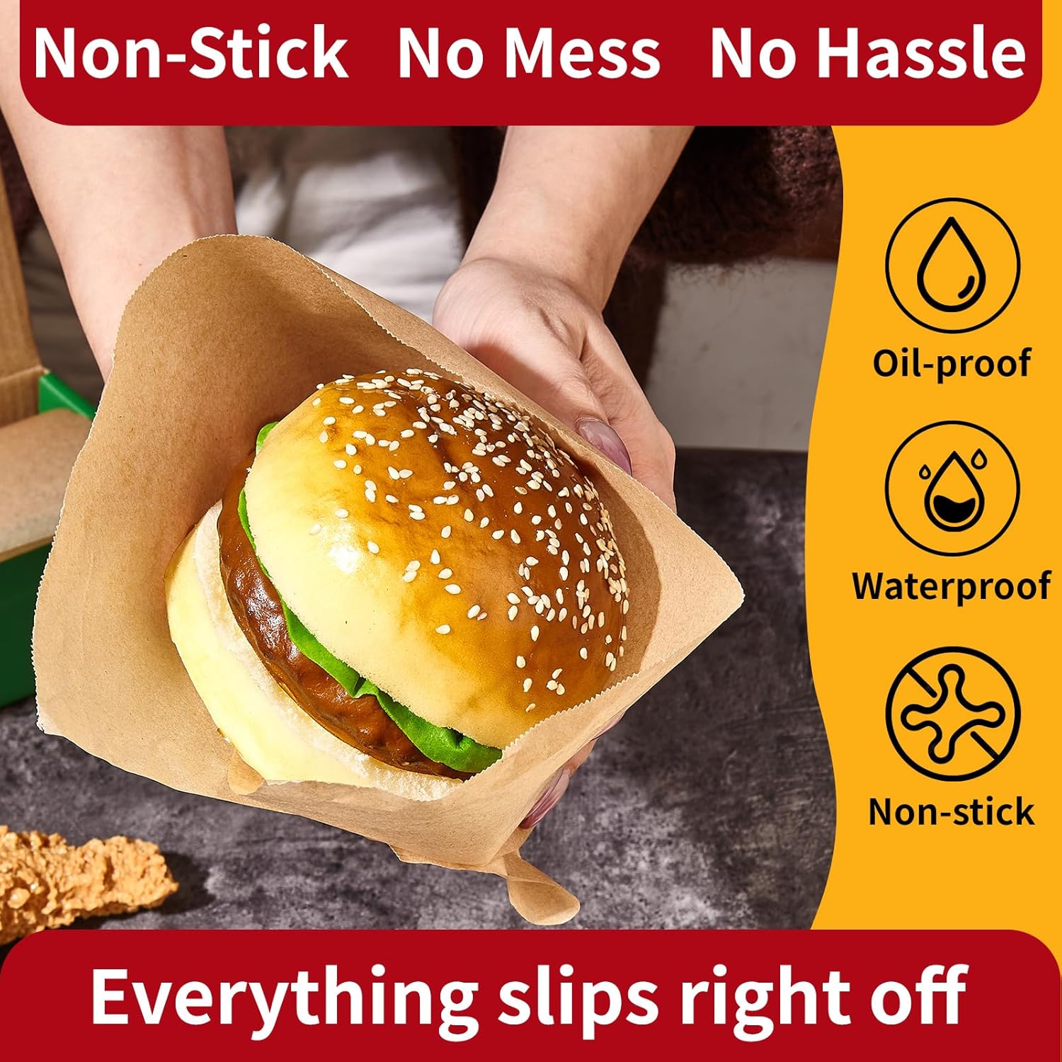 Unbleached Parchment Paper Roll - 15" x 210' Non-Stick Baking Paper | Heat Resistant & Food Grade Brown for Cooking and Grilling