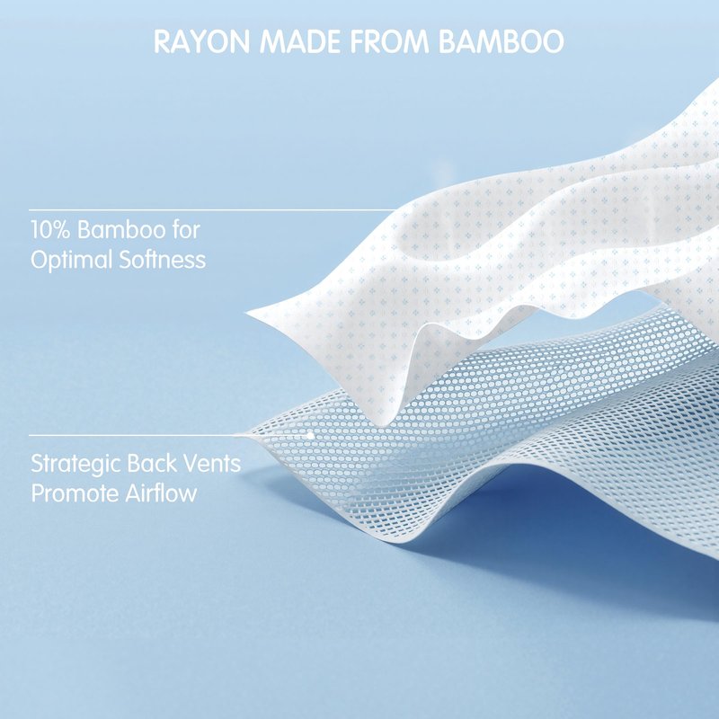 Subrtex Mattress Topper Cover (Only Cover) Mattress Protector Bedding Rayon Made from Bamboo Removable Mattress Encasement Mattress Cover with Zipper (4 Inch, White, King)