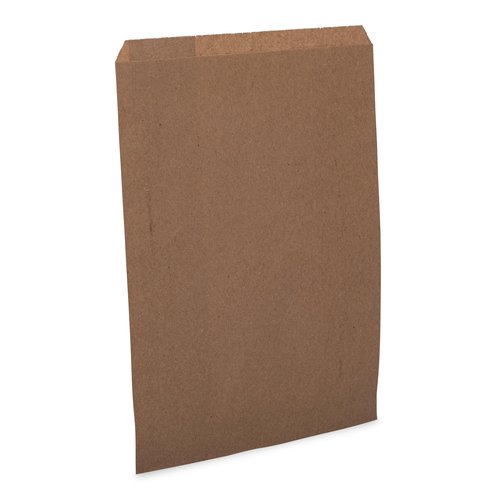 Prime Line Packaging Flat Paper Bags, Kraft Merchandise Bags for Small Businesses, Crafts, Prints, Cards, Photos, Wrapping, Shopping, Bulk, 10x13, 100 Count