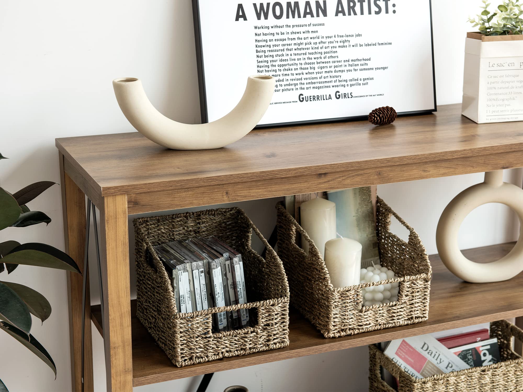 StorageWorks Seagrass Wicker Baskets