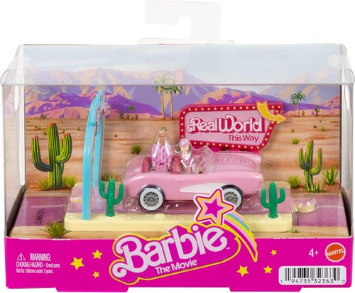 Barbie Mini Vehicle Collection - Includes 2 Dolls & Film-Inspired Vehicles | Perfect for Playtime