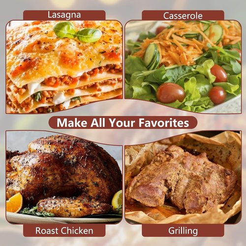 KEESHA Cast Iron Pizza Pan - 9x13 Inch Pre-Seasoned Deep Baking Dish for Casserole, Focaccia & Lasagna