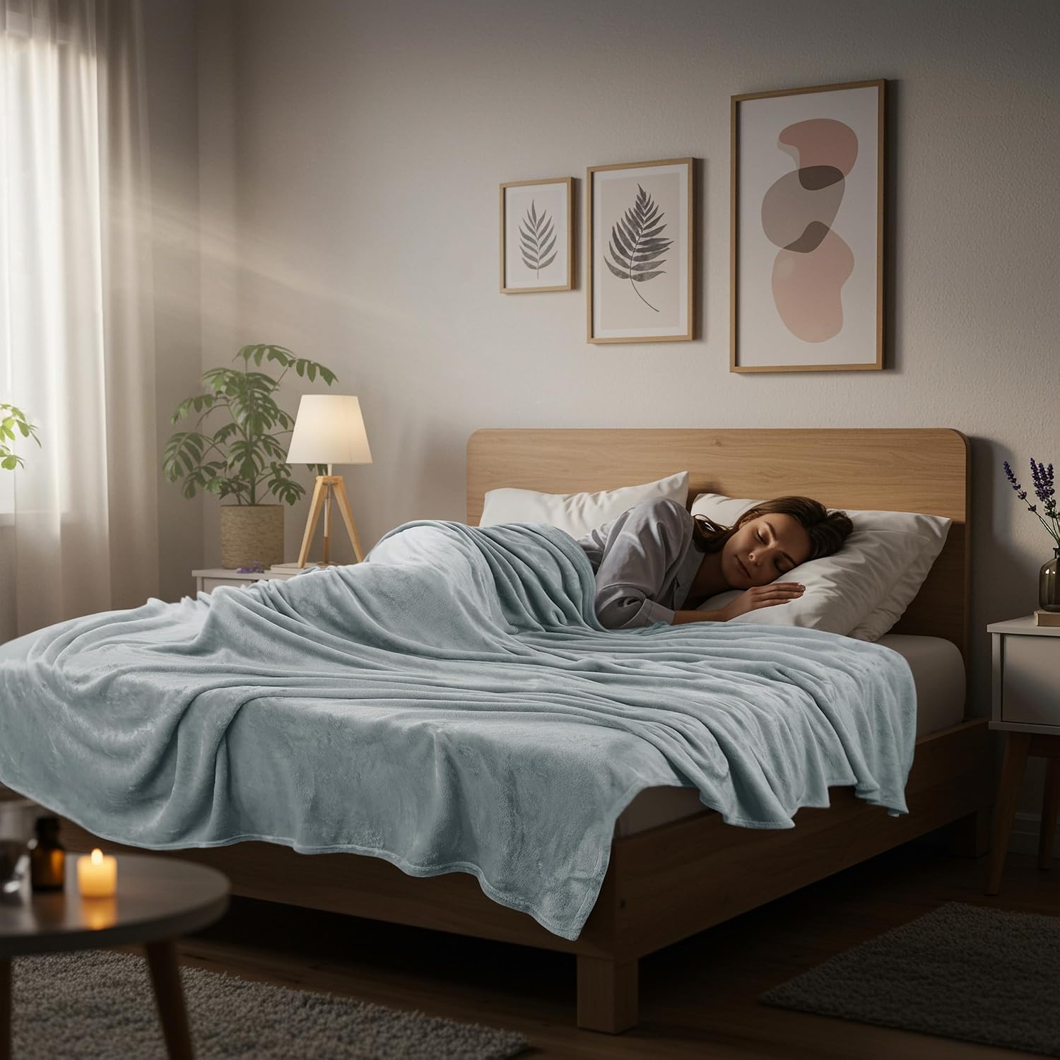 Utopia Bedding Fleece Blanket - Luxury Soft Anti-Static Microfiber in Ash Grey | Full Size (90x84 Inch)