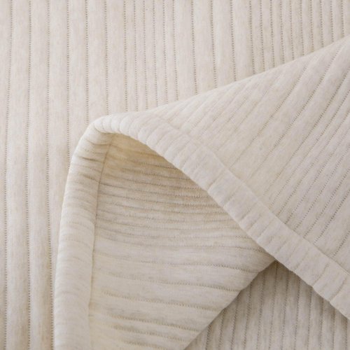meadow park Super Soft Cotton Heathered Jersey Bed Blanket for Couch Sofa and Bed, Queen Size 92” x 96”, 420gsm, Medium Weight, Year Round use, Taupe.