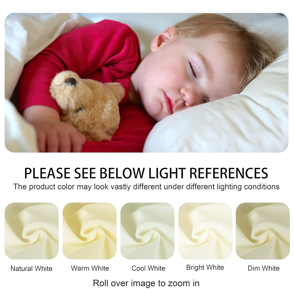 NTBAY 100% Brushed Microfiber Fitted Crib Sheet - Super Soft & Cozy for Standard Cribs | Yellow, 28x52 Inches