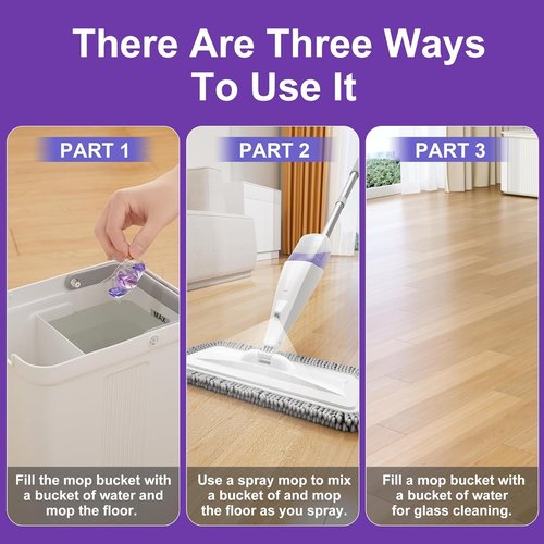 JOYMOOP Floor Cleaner - 45 PCS Mopping Solution for Hardwood Floors | Perfect for Mop Buckets