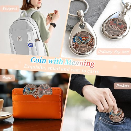 Military Challenge Coins by [Brand Name] - Thank You for Your Service Veteran Medallions | Perfect Military Appreciation Gifts