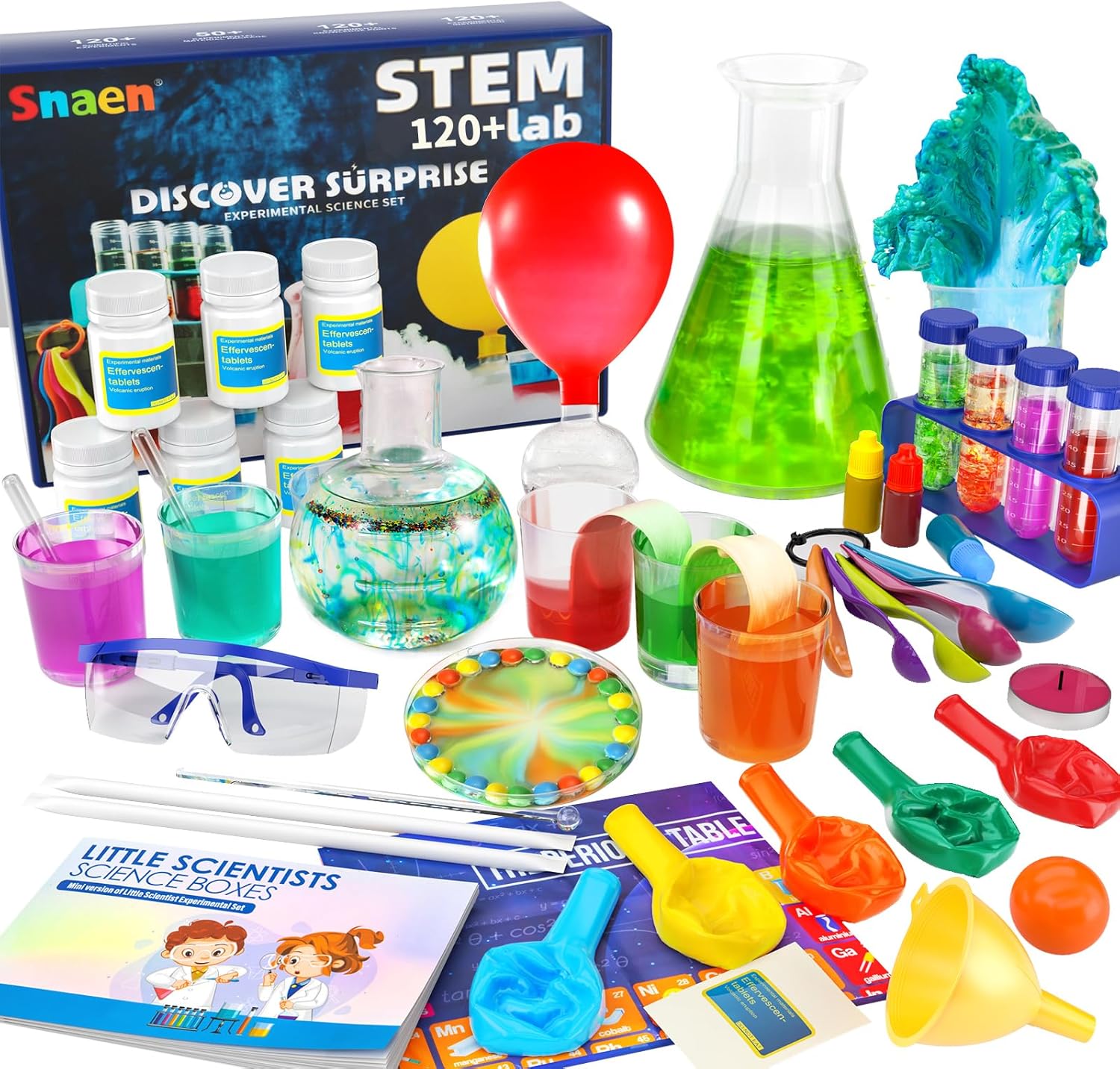SNAEN 220+ Lab Experiments Science Kit - STEM Educational Tools for Kids Ages 3-12 | Perfect Birthday Gift