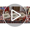 Whaline Christmas Tree Plastic Serving Trays Set of 3, 10x13 Inch Holiday Platters