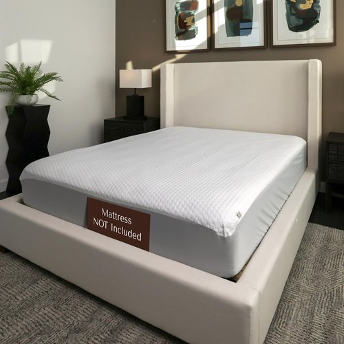 23 Threads X161 Series Padded, Plush, Soft, Luxurious, Waterproof Noiseless Mattress-Protector Cover, Fitted, with Ctrl+Z Technology, Mattress Not Included, 16 Inch Deep, Twin
