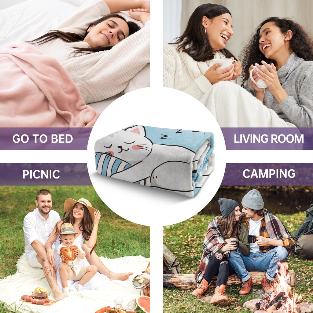 GoMelley Funny Nurse Gifts for Women Men, Soft Flannel Blanket, Nurse Week/Day, Birthday, Appreciation, Graduation Gifts, RN LPN Gift for Nurses Practitioner, Future/Nurses Gift 60"*50"