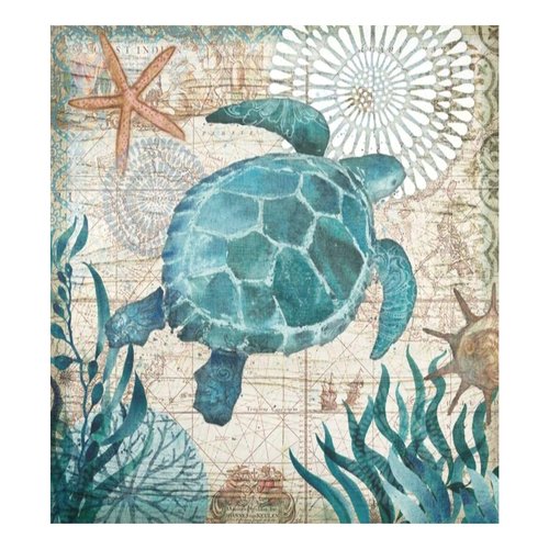 Sea Turtle Dishwasher Magnet Cover Decoration,Summer Theme Dishwasher Magnetic Cover 23” x 26”,Turtle Refrigerator Magnet Sticker