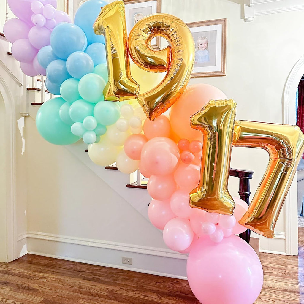 Voircoloria Light Pink Balloon Garland Kit - 90 Pack in 18/12/10/5 Inch Sizes | Perfect for Birthday Parties, Baby Showers & Gender Reveals