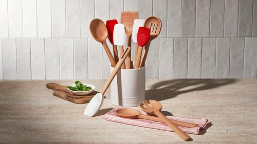 Le Creuset Wooden Serving Spoon - Durable Kitchen Utensil for Effortless Cooking & Serving