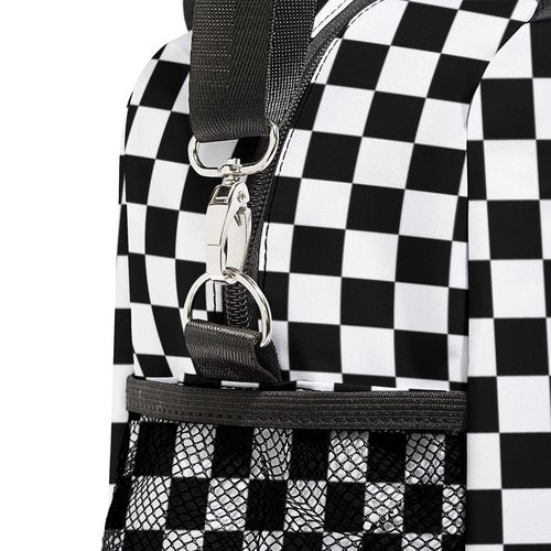 Fekroma Lunch Bag Insulated Lunch Box Reusable/Washable/Durable Lunchbox Lightweight Lunch Tote Bag (Checkered, One Size)