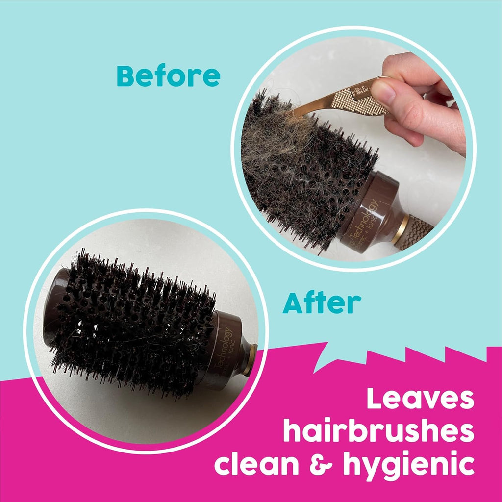 Pikk-it Vacuum Hair Brush Cleaner Tool - Effortlessly Removes Pet & Human Hair | Improves Vacuum Power (Single/Twin Pack)
