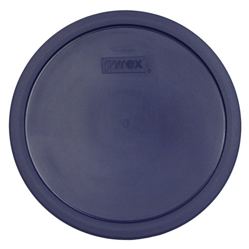 Pyrex 7403-PC 10-Cup Blue Sculpted Mixing Bowl Lid (2-Pack) - Made in USA