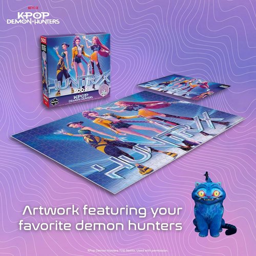 Buffalo Games – Kpop Demon Hunters Jigsaw Puzzle | 500-Piece Foil-Finish with Stunning Artwork