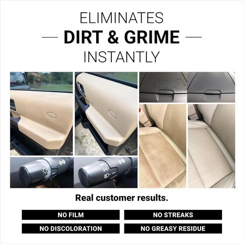 Car Guys Super Cleaner - Powerful Interior Cleaner for Leather & Fabric | 18 Oz Kit with Microfiber Towel