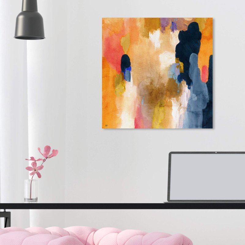 The Oliver Gal Artist Co. Abstract Wall Art Canvas Prints 'Happy Thoughts Autumn'