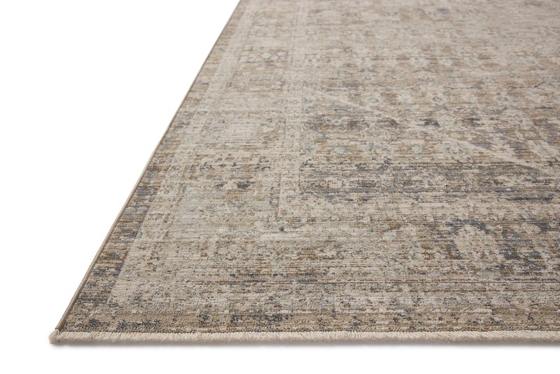 Loloi Chris Loves Julia Ida Collection IDA-06 Slate/Natural 2'-7" x 8'-0", .19" Pile Height, Runner Rug