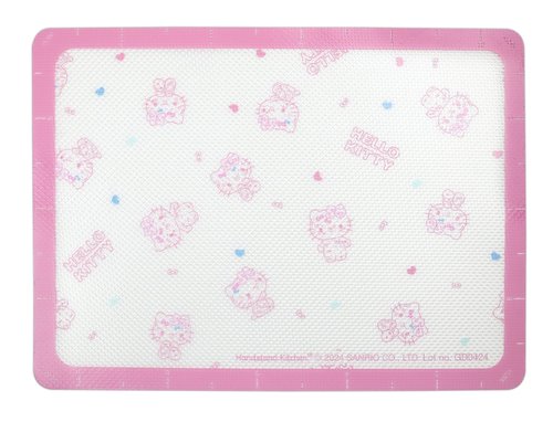Handstand Kitchen Hello Kitty Commemorative 50th Anniversary Quarter Baking Sheet with Non-Stick Baking Mat Set