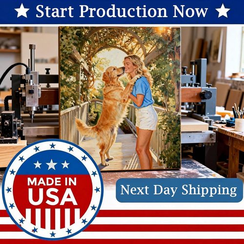 Heamubo Custom Canvas Prints - Personalized Family Wall Art Gift for Mom, Dad & Pets | Fast Shipping