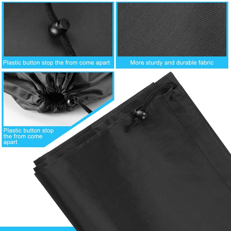 Nuogo 20 Pcs Laundry Bag Washable Travel Laundry Bags with Drawstring Lock Closure Large Heavy Duty for Camping Tent Blankets Dirty Clothes Yarn Fabric Storage, 38 x 24 Inches