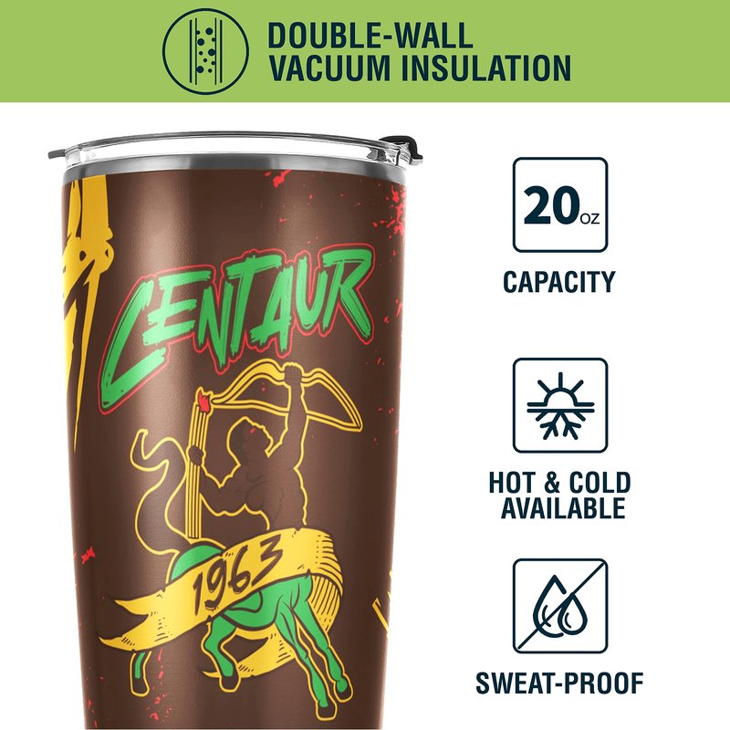 BBGreek Iota Phi Theta Officially Licensed - 20 oz Stainless Steel Insulated Tumbler - Centaur - Fraternity Paraphernalia