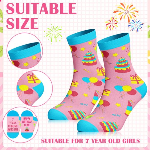 TOUPONS 7 Year Old Girl Birthday Gifts, Best 7th Birthday Gift for Teen Girls, Gifts Ideas for Seven Year Old Girls, Happy 7th Bday Gift Christmas Presents for Daughter Niece Granddaughter
