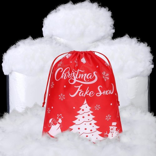 Fovths Christmas Fake Snow Decor - Fluffy 70 Ounce Artificial Clouds for Indoor Displays