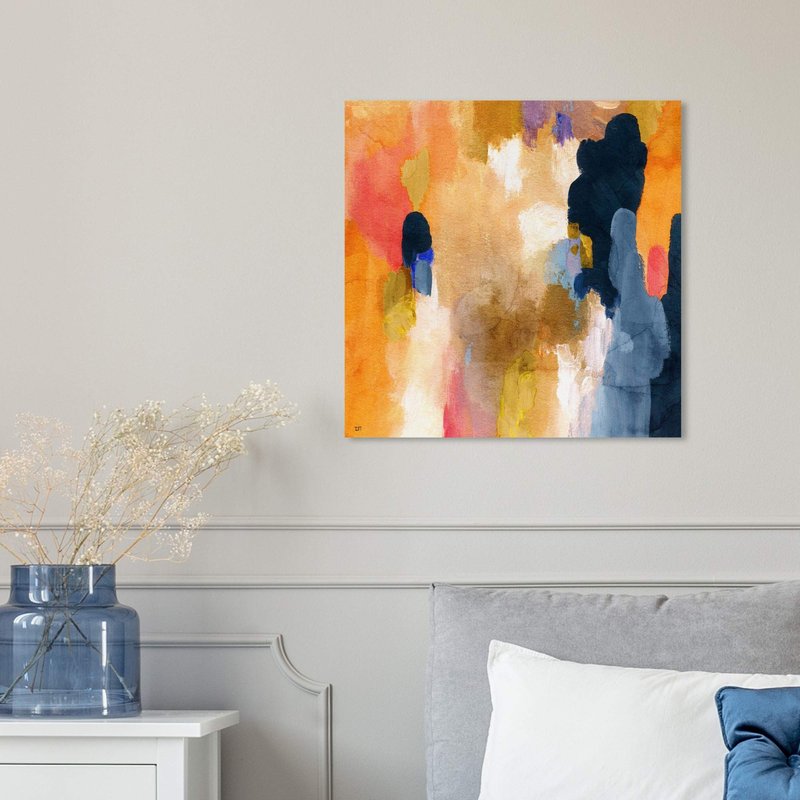 The Oliver Gal Artist Co. Abstract Wall Art Canvas Prints 'Happy Thoughts Autumn'