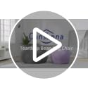 2ft Teardrop Memory Foam Bean Bag Chair with Washable Corduroy Cover