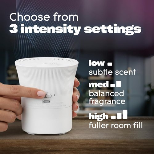 Glade Scented Oil Air Freshener - Clean Linen | Includes 1 Device + 4 Refills, 2.61 fl oz