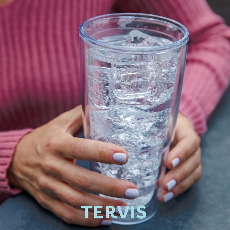 Tervis Plastic 1069599 Coca-Cola - Diet Coke Tumbler with Wrap and Frosted Lid 24oz, Clear