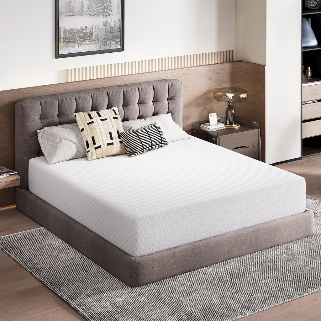 Novilla Queen Mattress - 14 Inch Memory Foam for Pressure Relief & Support | Cool, CertiPUR-US Certified