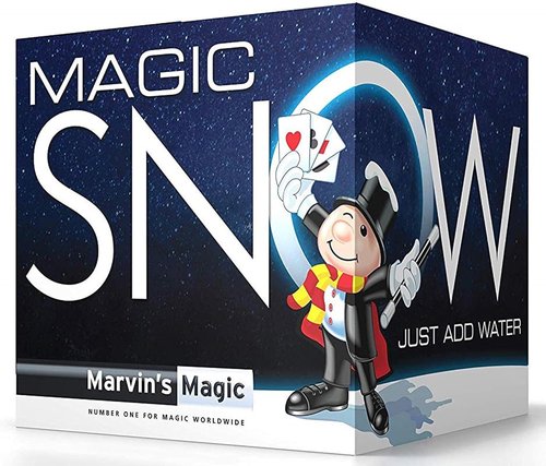Marvin's Magic - Magic Snow Powder - Fluffy White Snow for Kids' Play & Decorations - Expands 100x