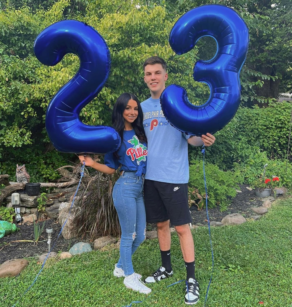 Number 2 Balloon - Night Blue 40 Inch Birthday Decoration | Perfect for Second Birthday Celebrations