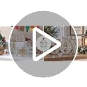 TRENDIN Joy Christmas Sign - Carved Rustic Wooden Decor, 9.3 x 4.3 inches, Multi