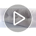 Twin XL Wedge Reading Pillow with Side Pockets | Dorm Bed Comfort