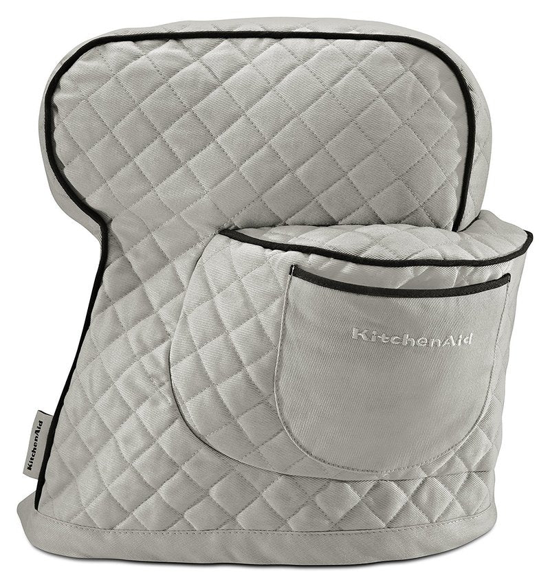 KitchenAid KSMCT1SF Fitted Stand Mixer Cover, Silver Frost